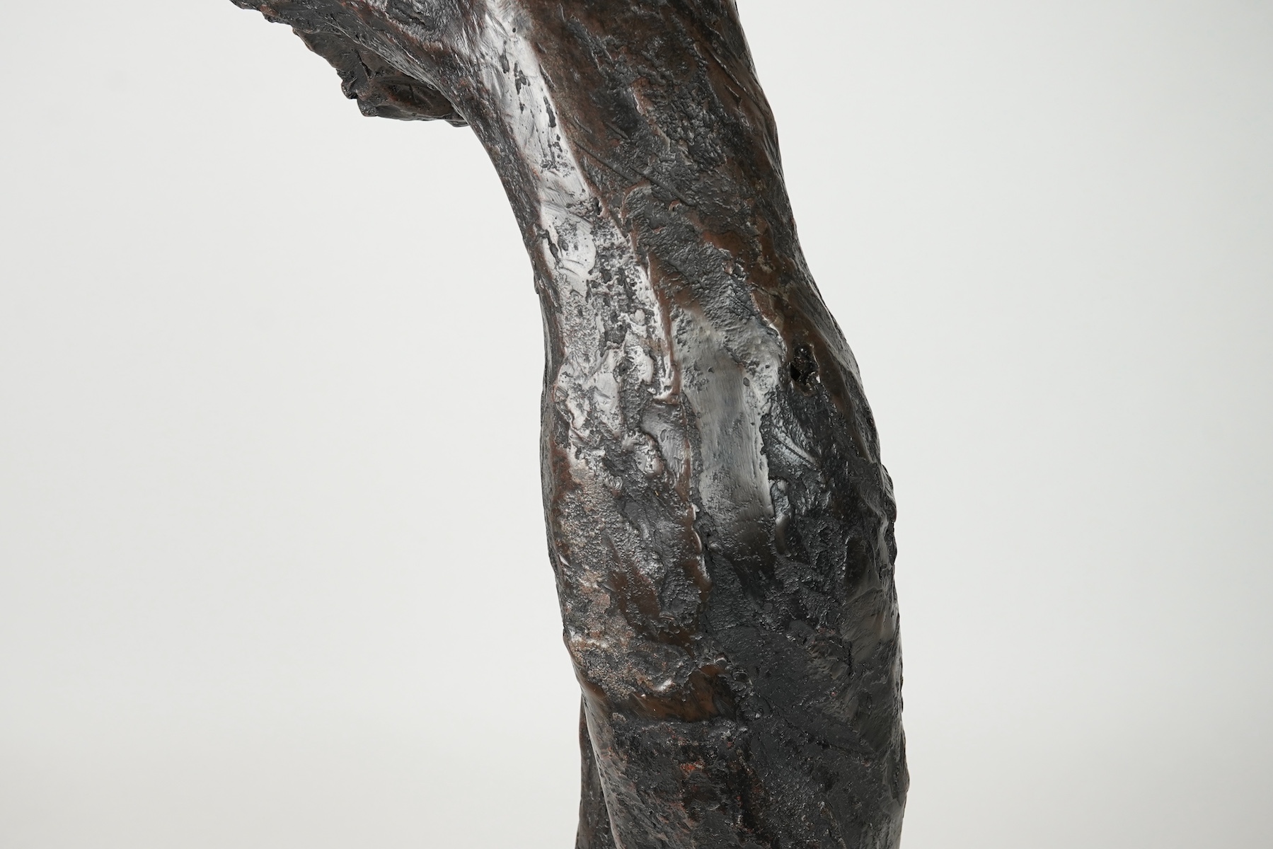 Helen Sinclair (Welsh, b.1954), 'To Paris', full length stone resin, 130cm high, base 43cm wide, 26cm deep